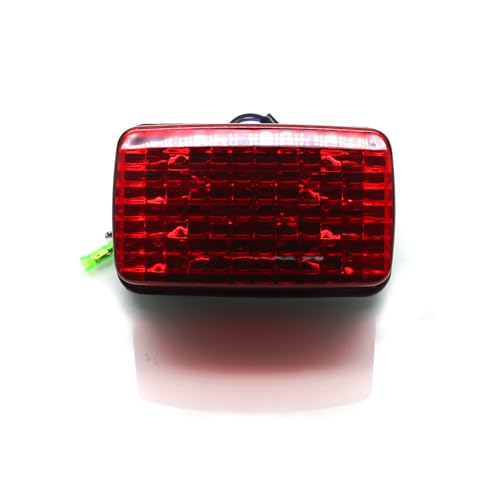 Image of MZS ATV Tail Light LED Brake Taillight for 5KM-84710-01-00 5KM-8472C-10-00 | fits Big Bear Bruin Grizzly Kodiak Rhino Viking Wolverine, Waterproof Dustproof Running Brake Lamp Stop Light