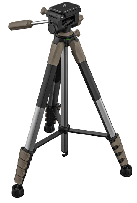 Image of K&F CONCEPT 75 inch Aluminum Camera Tripod, Lightweight and Compact for Travel | Compatible with Canon Nikon DSLR Camera, Cellphone Clip and Remote Control for Shooting and Video Recording S255A3+BV01