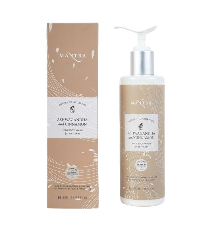 Mantra Herbal Ashwagandha and Cinnamon Vata Body Wash for Dry Skin (100ml)-image-16