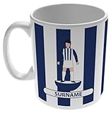 bromwich foot Esta taza de cerámica de 325 ml con figura de jugador es imprescindible para los seguidores del fútbol West Bromwich Albion.