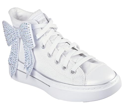 Skechers Court & Classics Womens,Cordova Classic-TIE The Knot,WHT,6 M US