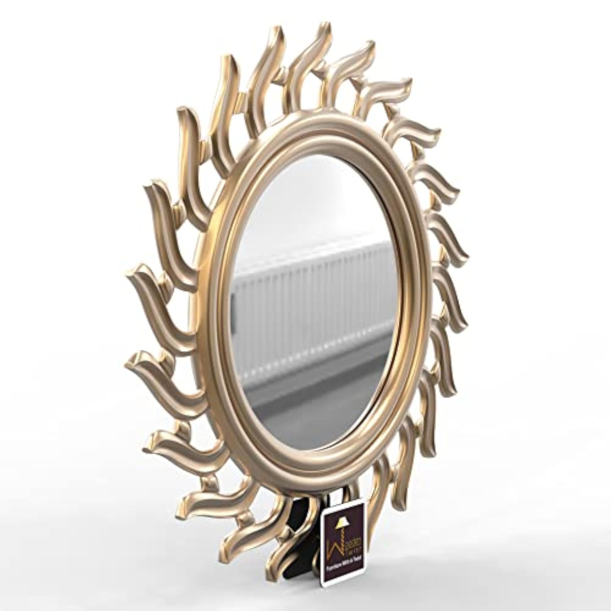 Modern Decorative Wooden Wall Mirror for Home Decor