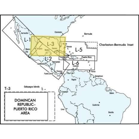 FAA Chart: Enroute Low Altitude CARIBBEAN 3/A3 miniatura 1