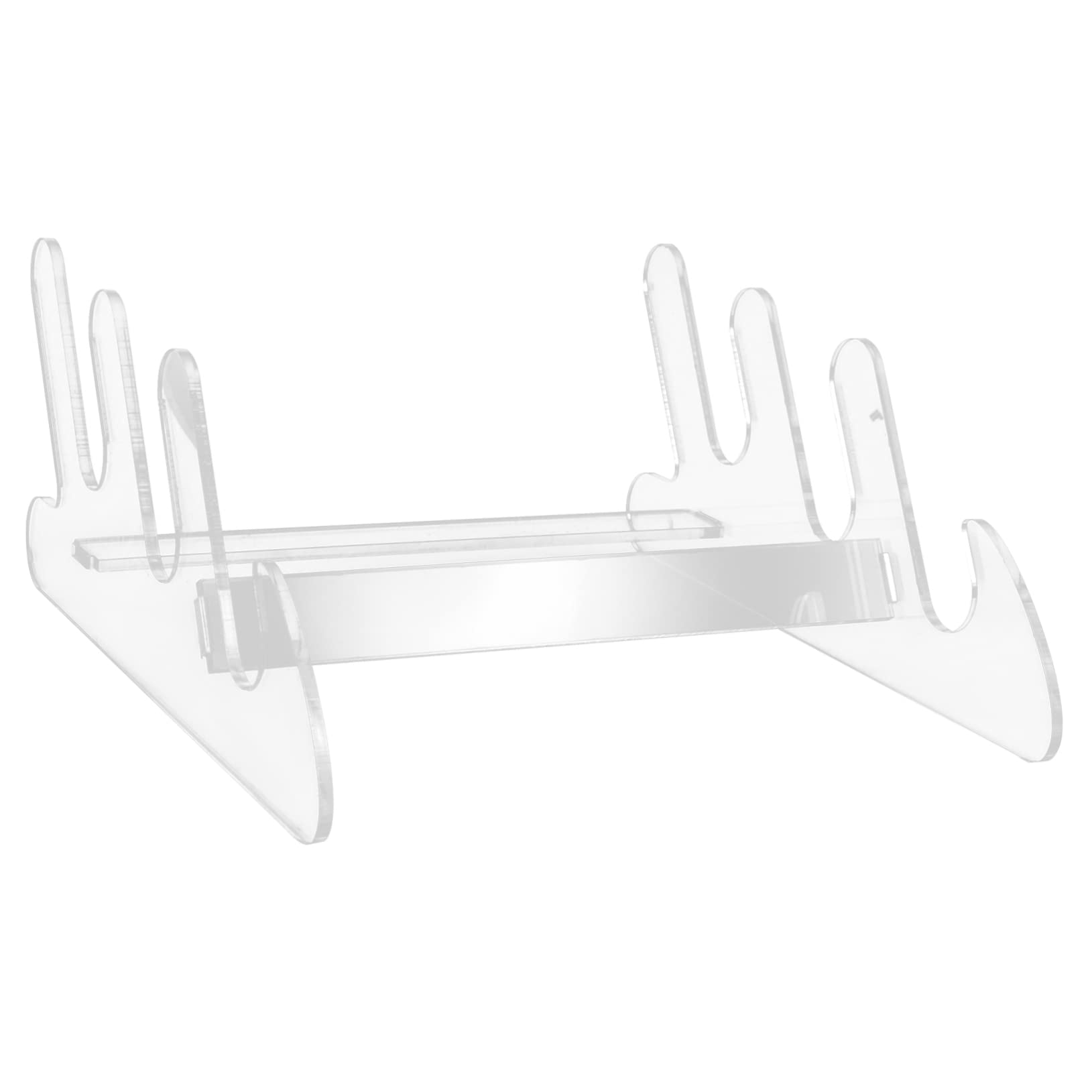 SEWACC Computer Keyboard Stand Acrylic 3-Tier Holder Space-Saving Keyboard Display