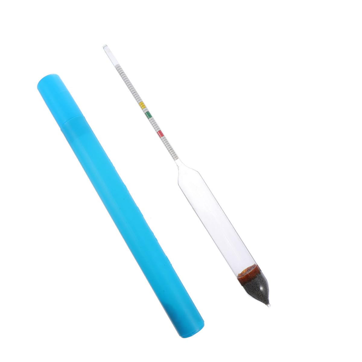 DOITOOL Hidrómetro de Salinidad para Acuarios 2 Unidades de Vidrio Resistente para Agua Salada Medidor de Salímetro Profesional para Peceras y Piscinas Accesorio Acuarios de Medición