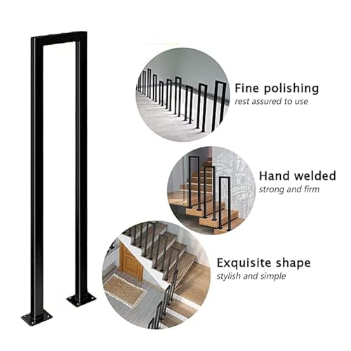Barre d'appui d'escalier en U contre les chutes en extérieur - 3