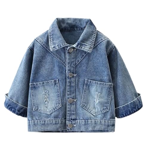 Image of Cromoncent Toddler Denim Jacket for Boys Girls