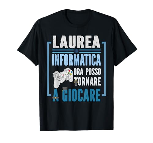 Regalo Divertente Laurea Informatica - Neo Informatico Gamer Maglietta