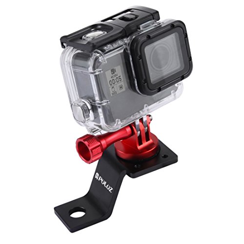 【PULUZ】カメラホルダー カメラマウント バイク・オートバイ用 DJI OSMO Action/GoPro 8 Black/GoPro Max/hero7/6/5・SJCAMスポーツカメラ全機種対応/デジカメ/アクションカメラ 車載 ハンドルブラケット