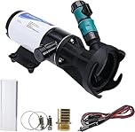 Yaegoo 12V RV Waste Pump 12GPM Self Priming RV Waste Pump RV Macerator Pump for RV Camper Trailer Boat