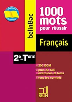 Paperback 1000 mots pour réussir : Français, seconde - terminale [French] Book