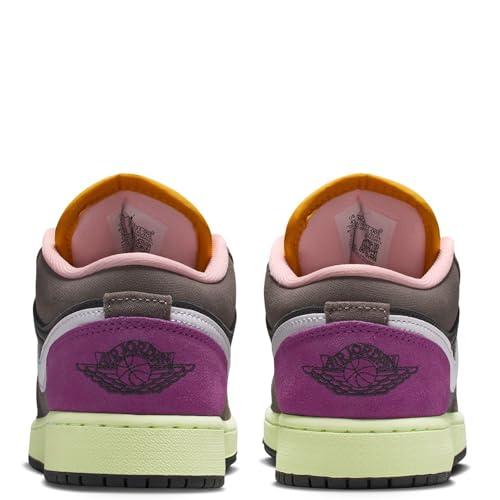 Air Jordan 1 Low SE Big Kids' Shoes Color: Oil Grey/white-cave Stone-arctic4