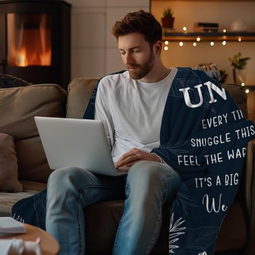AJIIUSV Uncle Gifts - Best Blanket for Uncles - Fathers Day, Christmas, Thanksgiving - 50"x60"