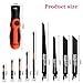 KFASANOMDZ 9-In-1 Multi-Functional Hand Saw Set - Reciprocating Saw Blades & Screwdriver Bits Kit, 6/10/18 TPI Blades for Cutting Wood,Thin Metel, Plastic, DIY Crafts, Household Repair Tools