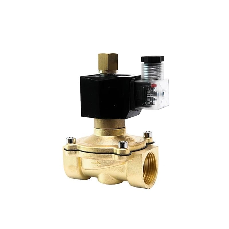 1-1/2", 1/2" Normally Open Brass Solenoid Valve 220v 24V 12V 220V 110V Solenoid Valve(1-1/2",NPT_24VAC)