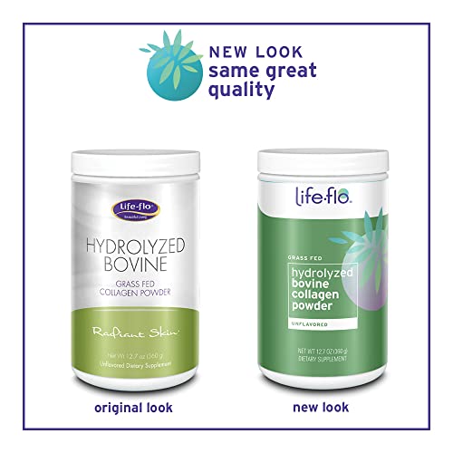 Life-Flo Hydrolyzed Bovine Collagen, Grass Fed | Supports Vibrant Skin & Hair, Bone & Joint Health | 12.7oz, 60 Serv. - Thumbnail 3