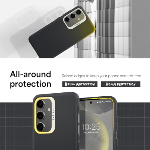 Image of Spigen Cyrill UltraColor | Samsung Galaxy S24 Case | Black Dark Grey Galaxy S24 Back Cover | TPU+Poly Carbonate - Dusk