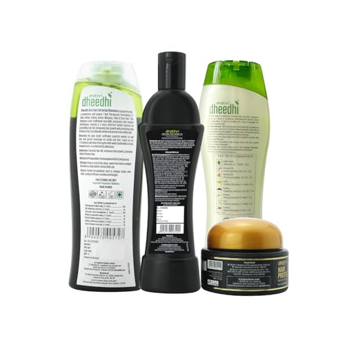 Image of Dhathri Anti Hairfall Kit Combo to Reduce Hair Fall & Enhance HairGrowth |Hair Combo With Oil, Anti-Hairfall Shampoo, Conditioner & Hair Protector