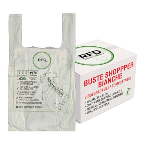 Confezione Conveniente: Set da 500 pezzi, ideale per negozi, supermercati o uso domestico.