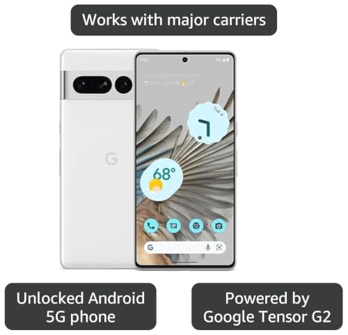 Image of Google Pixel 7 Pro - 5G Android Phone - Unlocked Smartphone with Telephoto, Wide Angle Lens, and 24-Hour Battery - 512GB - Snow
