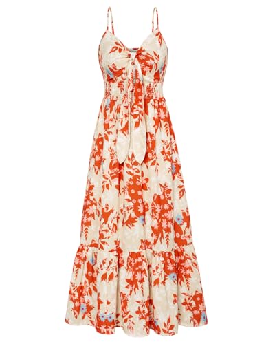 Image of GRACE KARIN Womens Summer Floral Maxi Dresses 2026 Long Flowy Boho Dress Beach Vacation Sundresses Casual Clothes with Pocket
