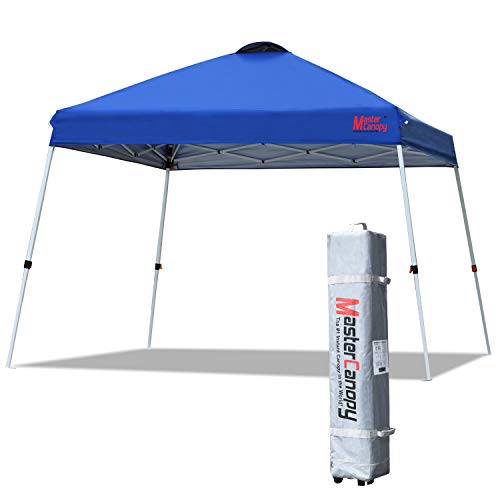 MASTERCANOPY Slant Leg Pop Canopy Tent 10x10 Instant Outdoor Canopy Easy Set up