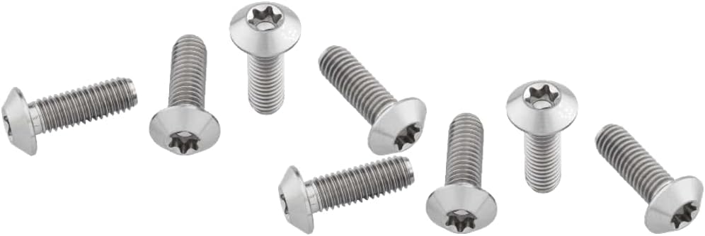 Wolf Tooth Titanium Water Bottle Cage Bolts Bundle | Low Profile & Standard Head, Grade 5 Ti-6Al-4V