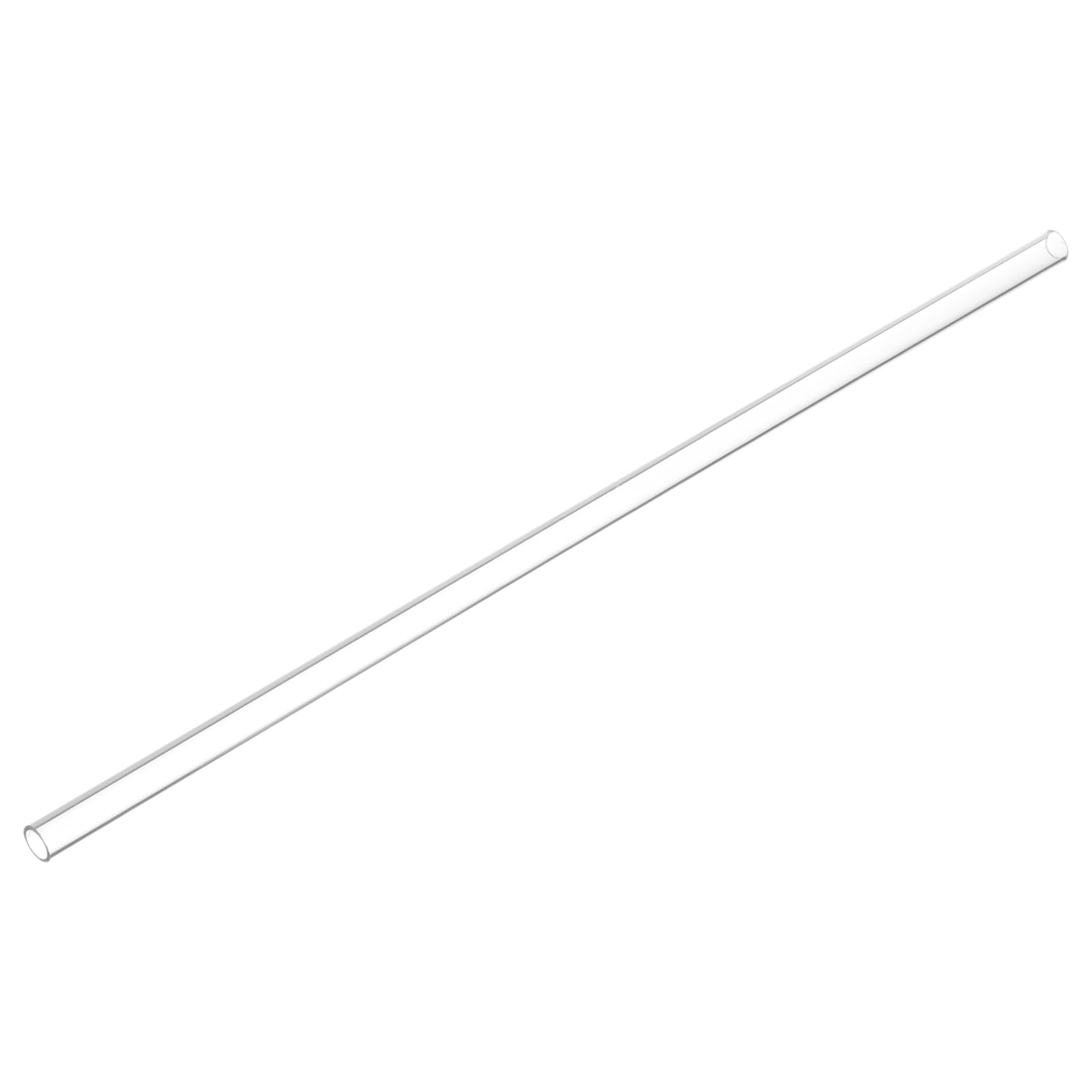 uxcell Clear Rigid Tubing 7mm(0.28") ID x 9mm(0.35") OD x 1Ft Length Round Plastic Polycarbonate Tube