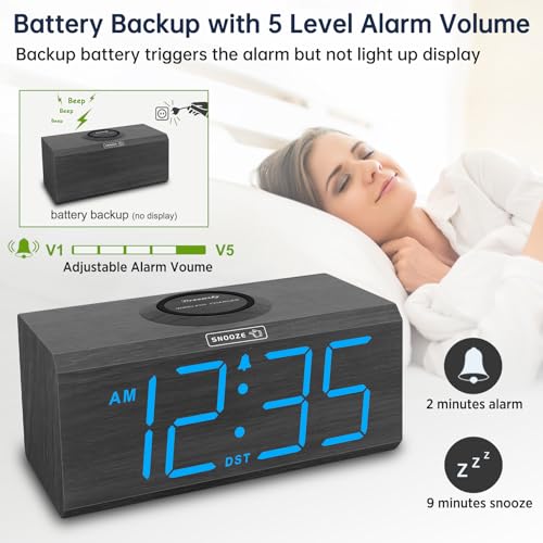 Dreamsky DS2203 Wooden Digital Alarm Clock thumb #5
