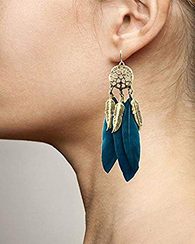 Image of Young & Forever Gift Boho Carnival Sea Island Long Tassel Earrings Handmade Beaded Bohemian Women Statement Beads Dangle Earrings Ethnic Jewelry Fringe Earrings