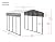 Arrow Carports Galvanized Steel Carport, Compact Car Metal Carport Kit, 10' x 20' x 9', Eggshell