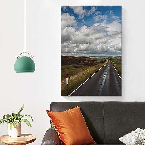 Tableaux mur art impression sur toile IOFEER Horizons 50x75 cm