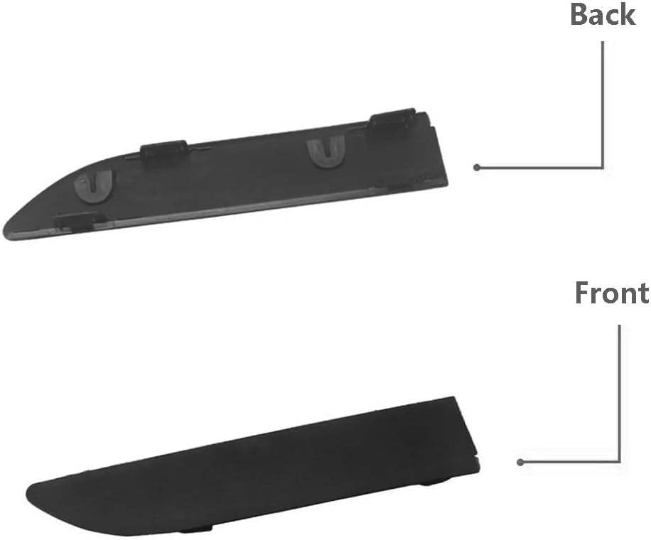 Car Front Bumper Tow Eye Hook Cap Cover Left/Right Side Unpainted for BMW X5 E53 2000 2001 2002 2003 51118250413 51118250414