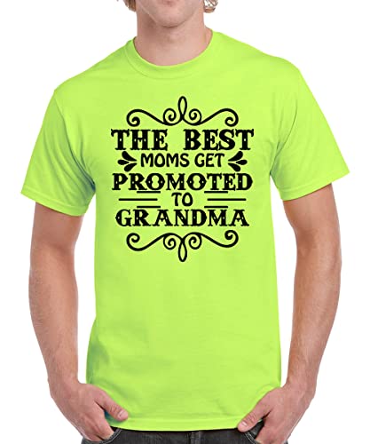 Image of Caseria Men's Cotton Printed T-Shirt -Best Get to Grandma | 100% Cotton | Half Sleeves | Regular Fit | Printed | Round Neck | Graphic T Shirt