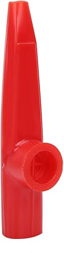 Miniatura 6 de Kazoo, Plástico Mini Boca Portátil Kazoo Ukelele Guitarra Partner Fácil de Aprender Instrumento Musical (rojo)