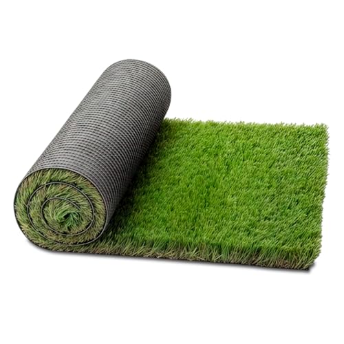 Pavimentos Arquiservi - Césped Artificial Caribe 35mm - Rollo 2x10m (20m²) - Alta Densidad, Fácil de Instalar para Jardín, Terraza y Piscina
