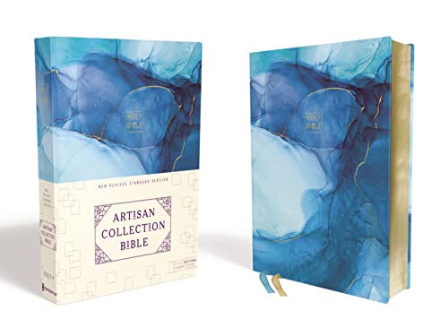 Nrsv, Artisan Collection Bible, Cloth Over Board, Blue, Art Gilded Edges, Comfort Print #TOP21