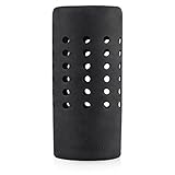HYDRATE GO Protective Silicone Sleeve Cover Case for Hydro Flask Water Bottles (Multiple Sizes & Colors) (Black, 40 oz.)