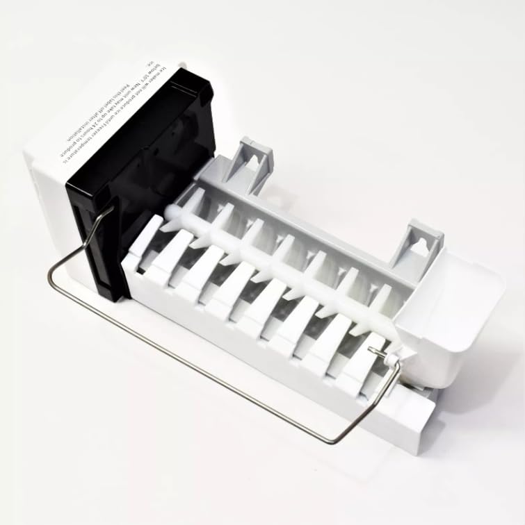Refrigerator Ice Maker Assembly Replacement for Maytag MFI2269FRE00 MFI2269FRH00 MFI2269FRZ00 MFI2570FEE00 MFI2570FEH00 MFI2570FEZ00 MFI2269DRE00 MFI2269DRE01 MFI2269DRH00 MFI2269DRH01 MFI2269DRM00