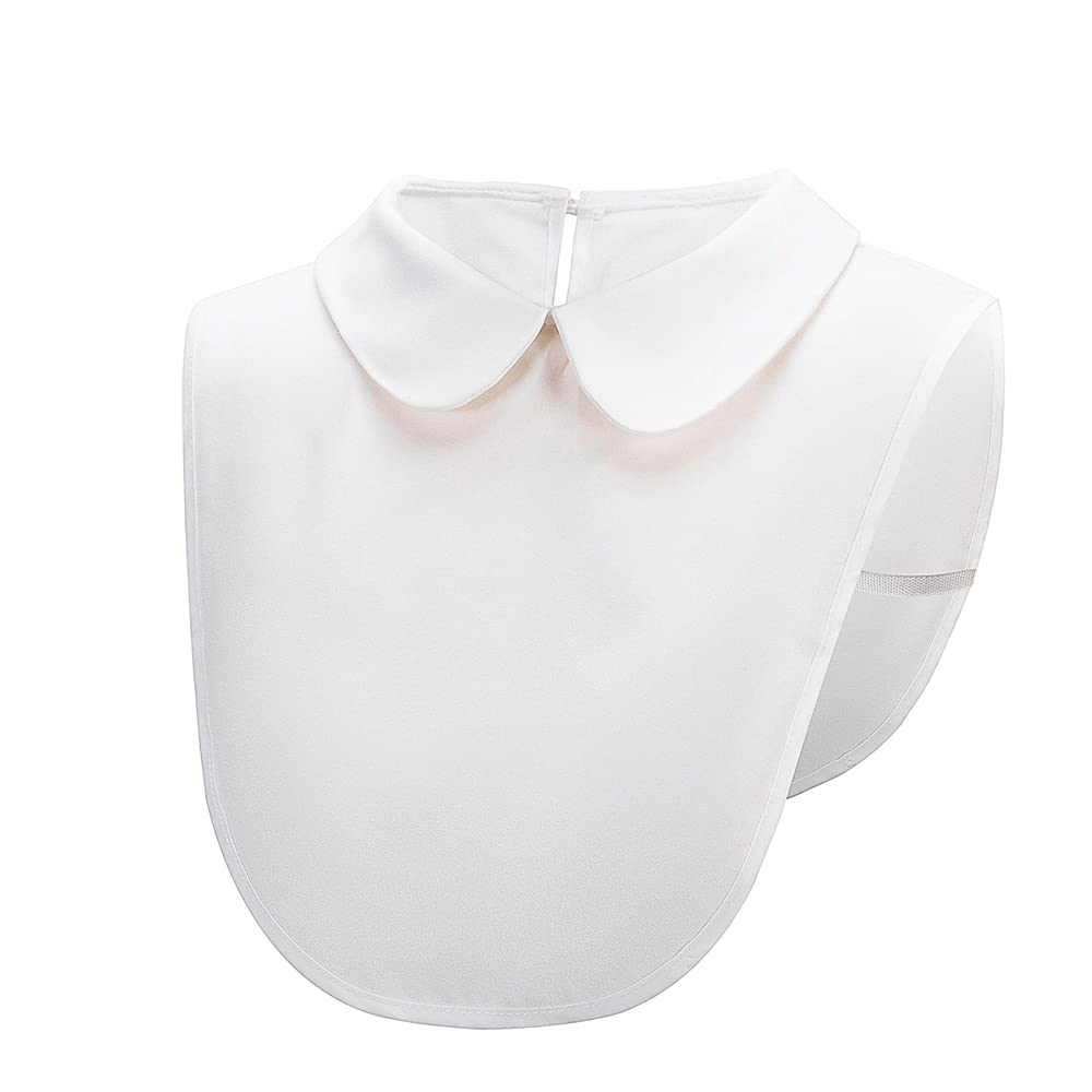 Elegtiskas Women's 94(White，Black) Half Shirt Blouse Collar Detachable Fake False Collar For And Girls