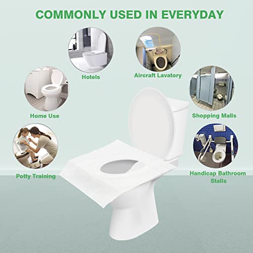 Www Toilet Seat Cover, 50Pack Toilet Seat Covers Disposable Travel Flushable Paper Toilet Seat Covers For Adults And Kids Potty Training In Public Restrooms,Airplane,Camping #TOP6