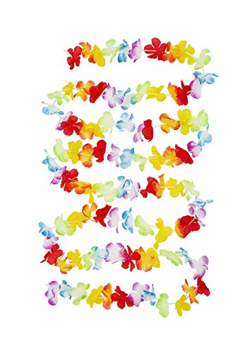 Preisvergleich Produktbild Smiffys Unisex Hawaii Blumenketten Set, 300cm, Bunt, 44603