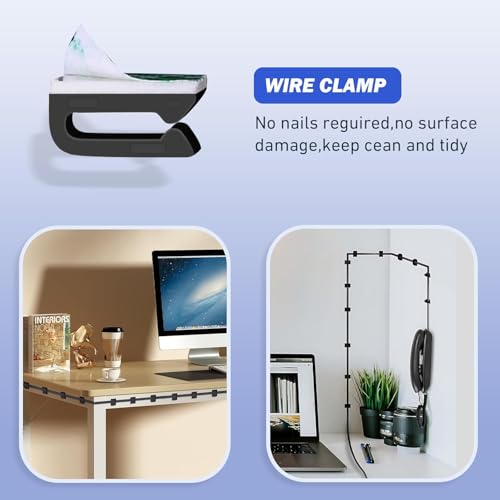 Image of moeverEX Phone Extension Cord 25 Ft, Black Telephone Cable with RJ11 Plug