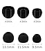 JustEarbuds Replacement Earbud Tips for BeatsX or Urbeats in-Ear Headphones, Black and Clear - Small, Medium and Large - 6 Pairs Included