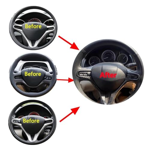 Boutons volant pour Civic 2006-2011 commande audio et bluetooth vert