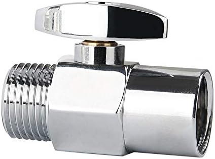 Solimeta Water Shut Off Valve, Shower Head Water Saver, Shower Head Flow Restrictor, Shower or Garden Water Flow Control Valve 1/2"NPT