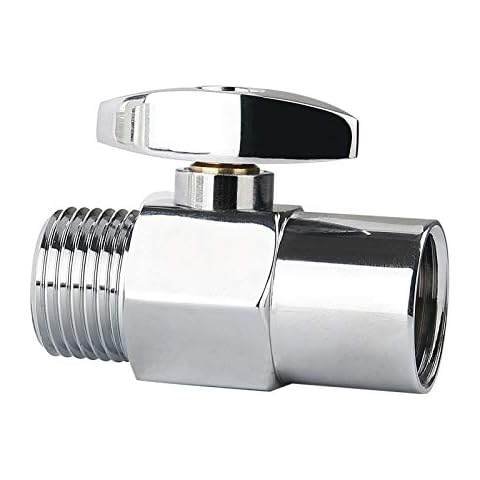 Solimeta Water Shut Off Valve, Shower Head Water Saver, Shower Head Flow Restrictor, Shower or Garden Water Flow Control Valve 1/2"NPT Cover