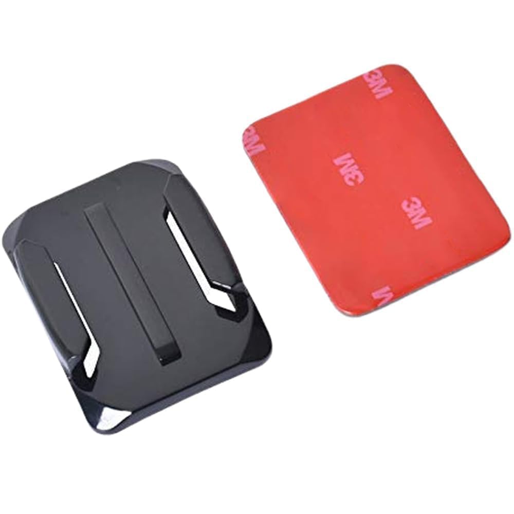 Action Pro 2 x 3M 2 Curve Adhesive Sticky Mount Compatible with GoPro Hero 13 12 11 10 9 8 7 6 5 4 3+ 3 SJCAM Yi 4K Eken Noise Play and Other Action Cameras