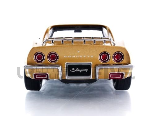 Modelo a escala 1:18 Chevrol. Corvett. C3 Gold Metallic 1972 miniatura 5