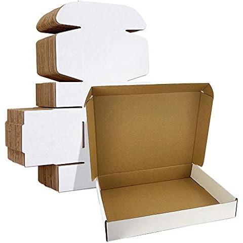 HORLIMER 13x10x2 inches Shipping Boxes Set of 25 Cover